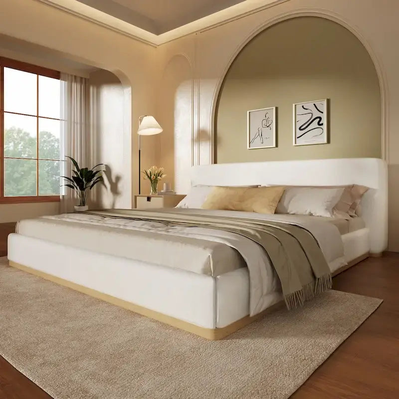 Christopher Knight Home - Jessica Plush Upholstered Bed