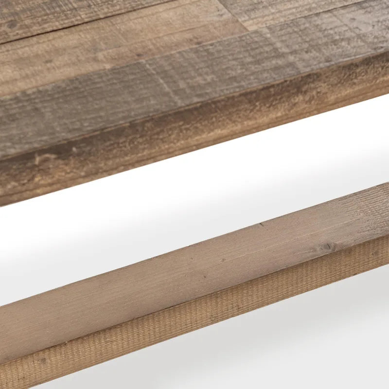 Reclaimed Pine Wood Bench
