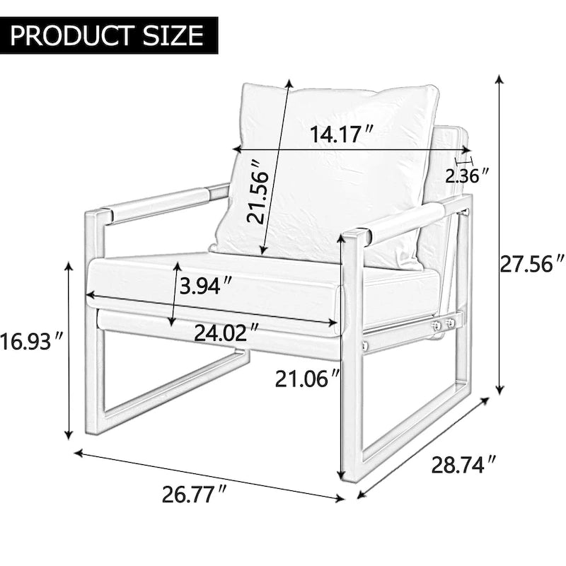Sada 2 moderních sametových křesel Sling Armchairs