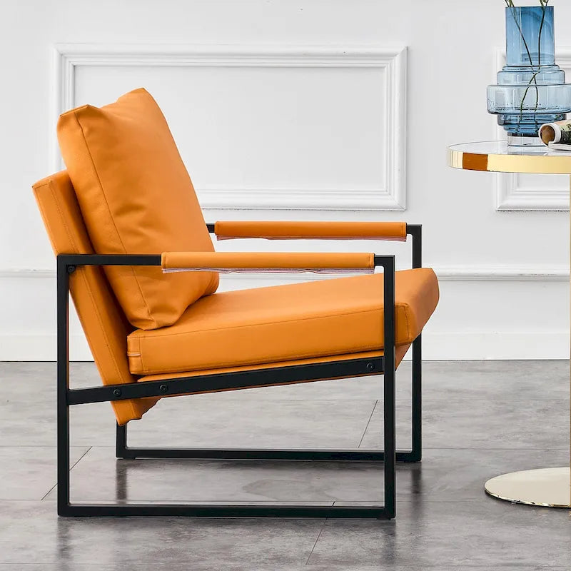 Sada 2 moderních sametových křesel Sling Armchairs