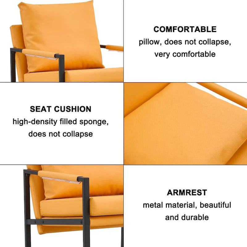Sada 2 moderních sametových křesel Sling Armchairs