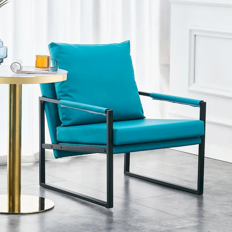 Sada 2 moderních sametových křesel Sling Armchairs