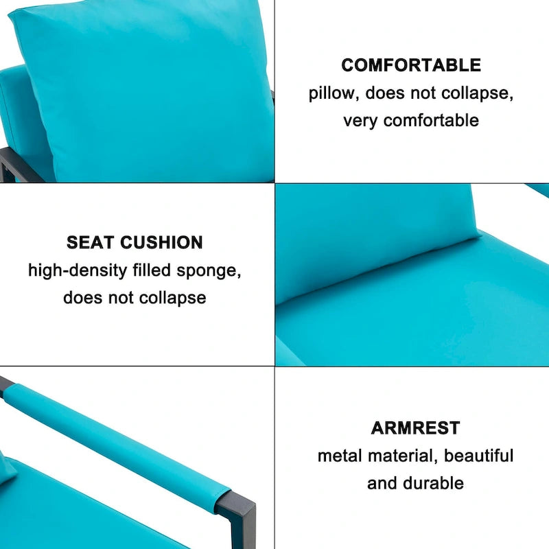 Sada 2 moderních sametových křesel Sling Armchairs