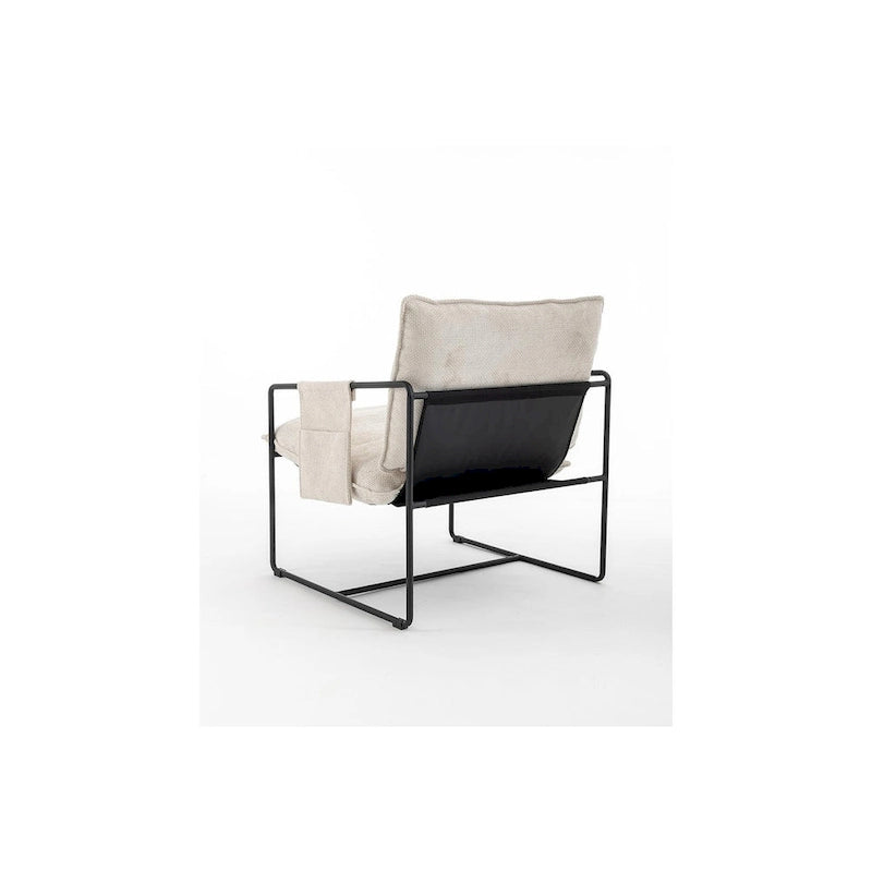 Sada 2 moderních sametových křesel Sling Armchairs