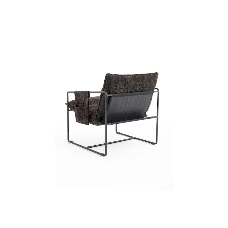 Sada 2 moderních sametových křesel Sling Armchairs