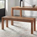 Rustic Dining Bench in Driftwood or Black Finish