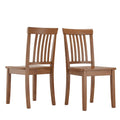 Slat Back Dining Chairs (Set of 2)