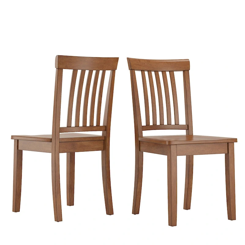 Slat Back Dining Chairs (Set of 2)