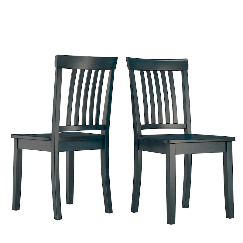 Slat Back Dining Chairs (Set of 2)