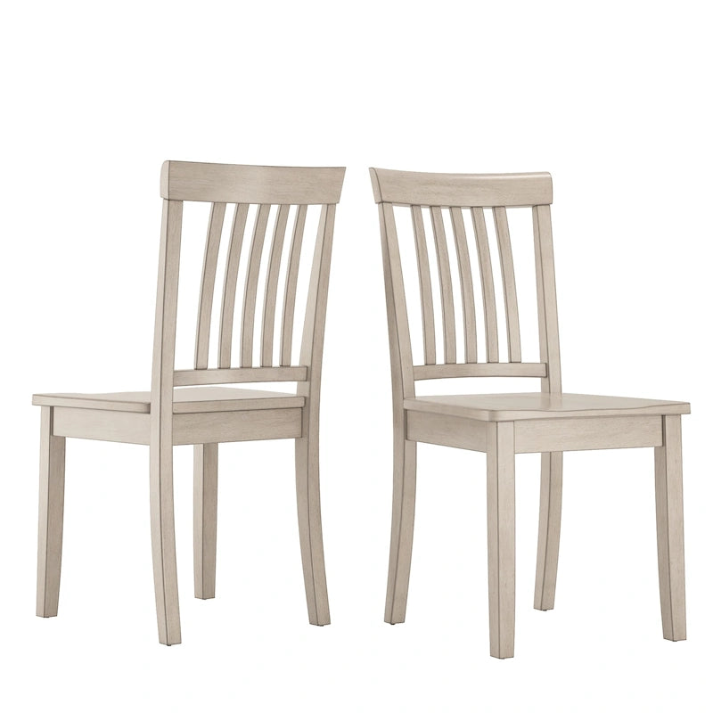Slat Back Dining Chairs (Set of 2)