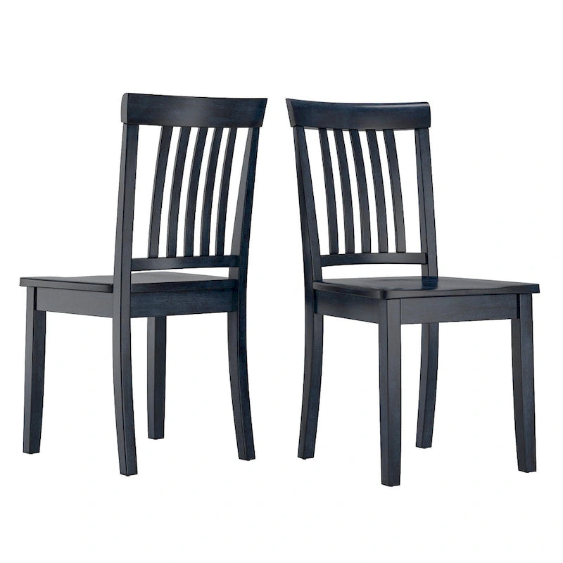 Slat Back Dining Chairs (Set of 2)