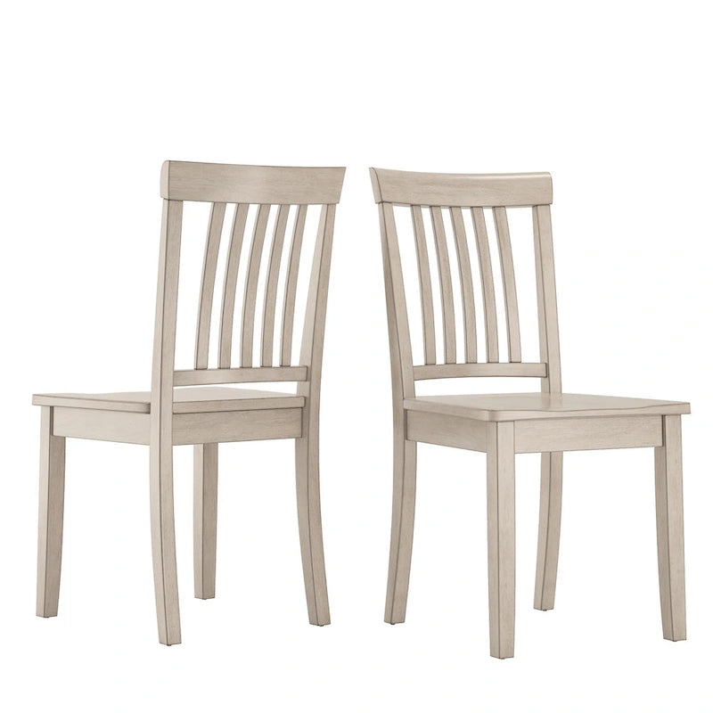 Slat Back Dining Chairs (Set of 2)