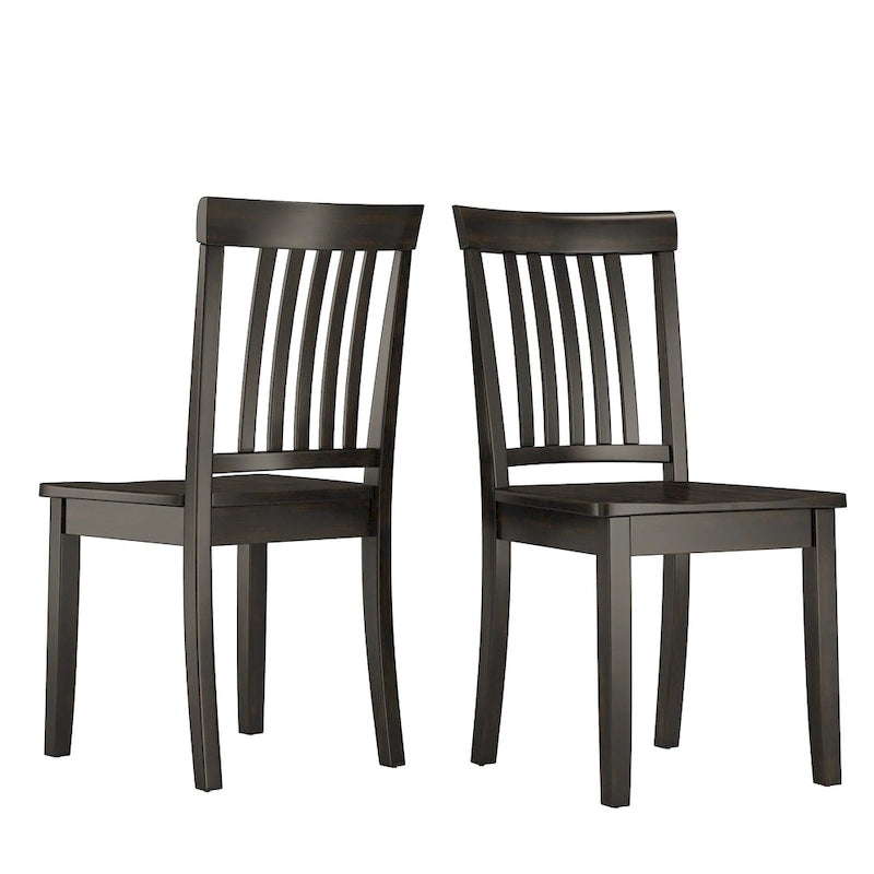 Slat Back Dining Chairs (Set of 2)