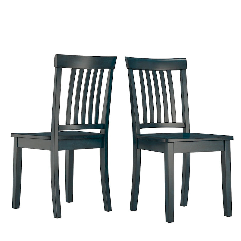Slat Back Dining Chairs (Set of 2)