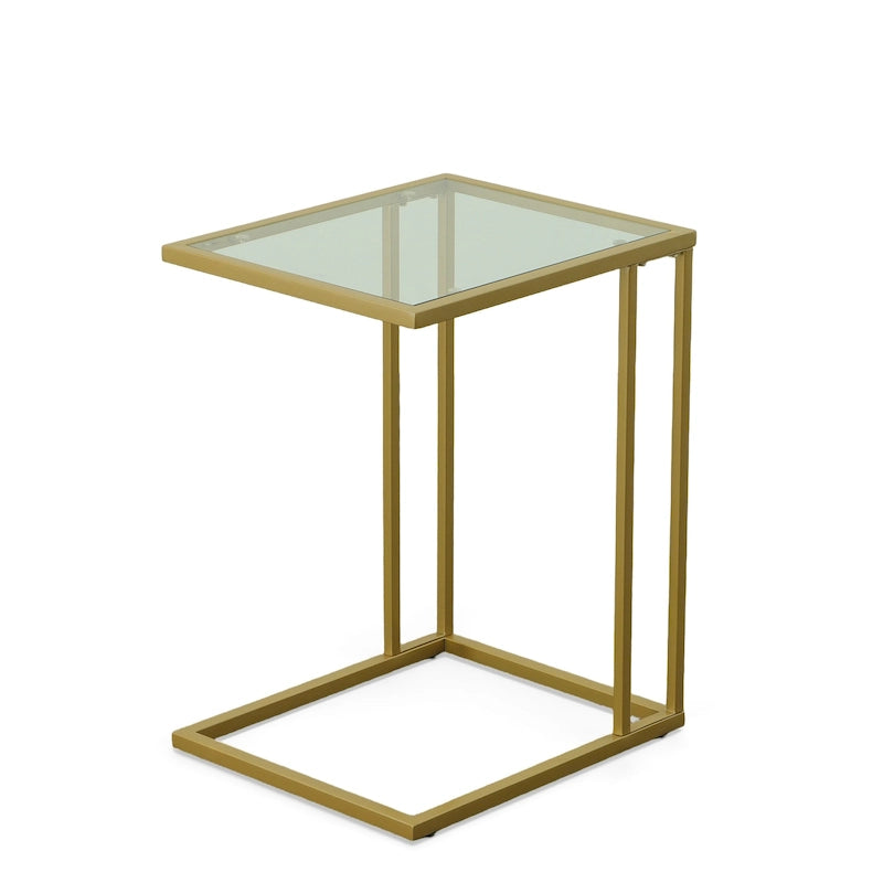 Glass Top C Table