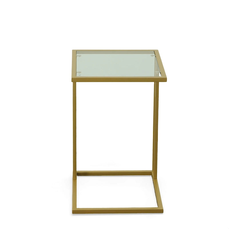 Glass Top C Table