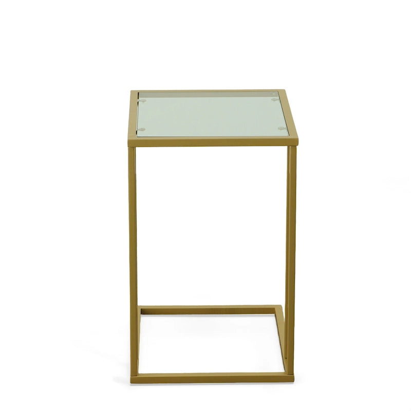 Glass Top C Table