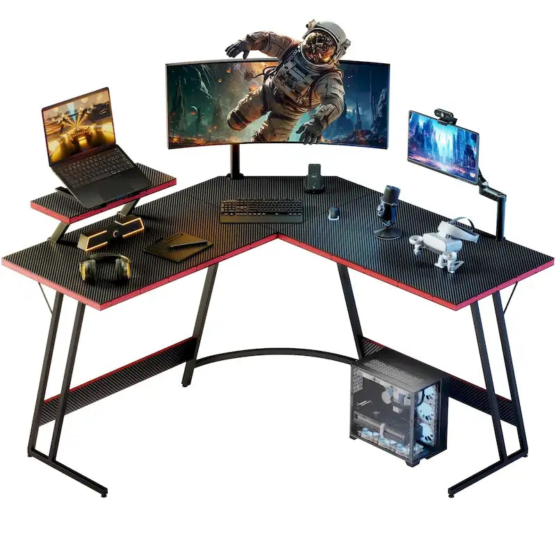L-Shaped Gaming Desk Computer Corner Desk