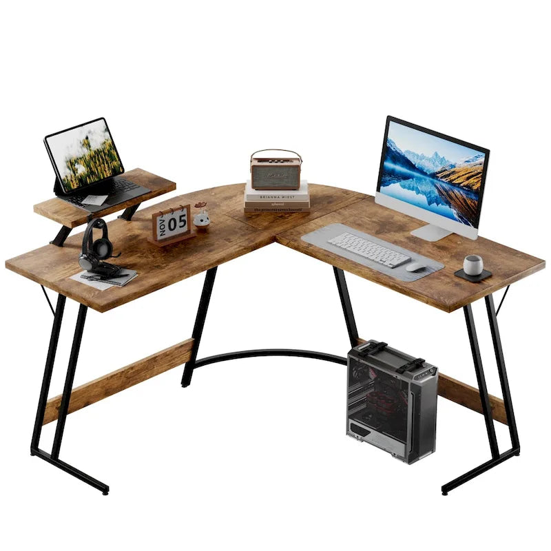 L-Shaped Gaming Desk Computer Corner Desk