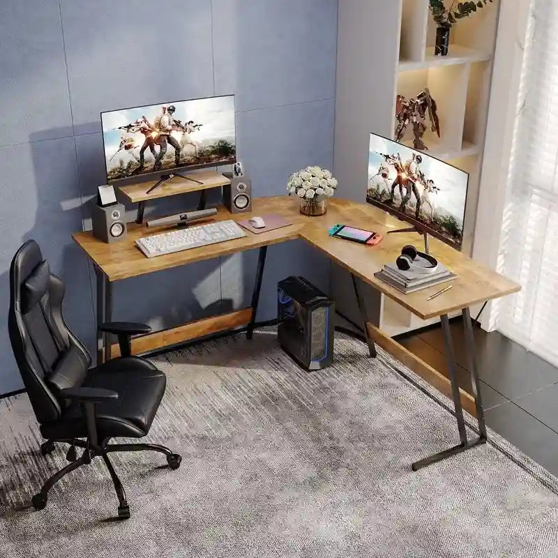 L-Shaped Gaming Desk Computer Corner Desk