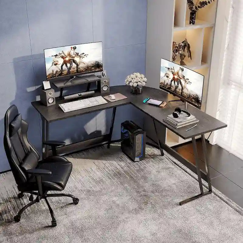 L-Shaped Gaming Desk Computer Corner Desk