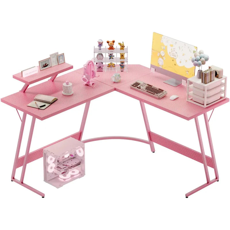L-Shaped Gaming Desk Computer Corner Desk