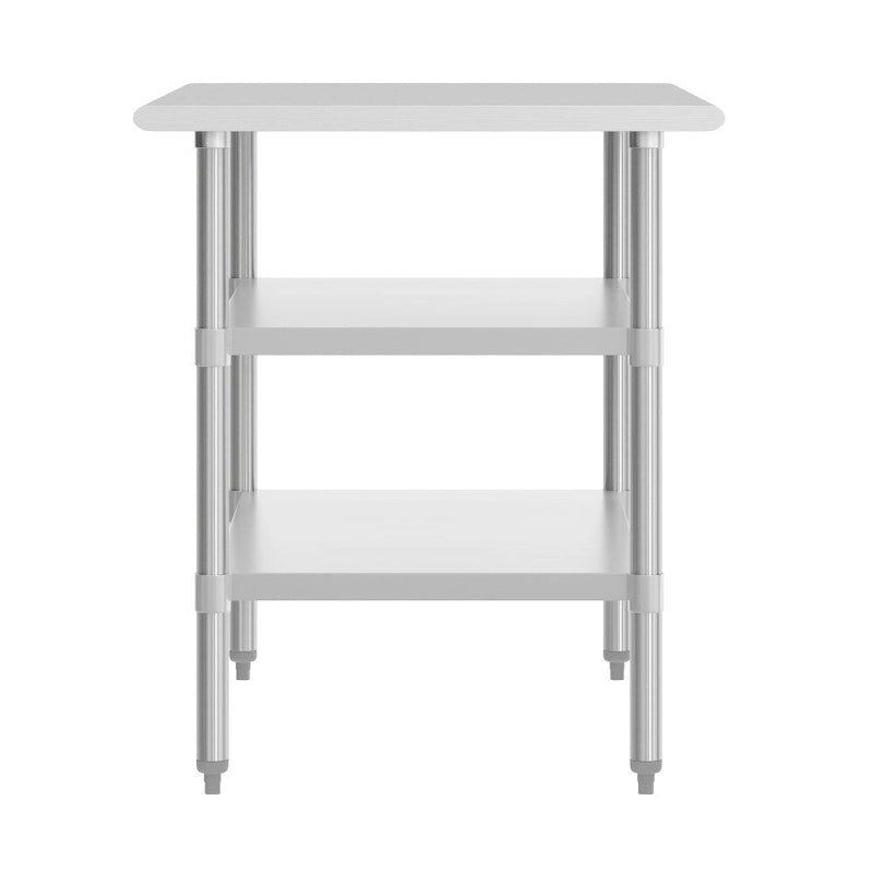 NSF Certified Commercial 18-Gauge Stainless Steel Work and Prep Table