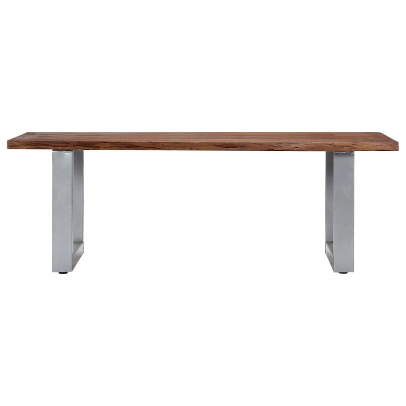 Live Edge Solid Acacia Wood Coffee Table 45x24x16 in.