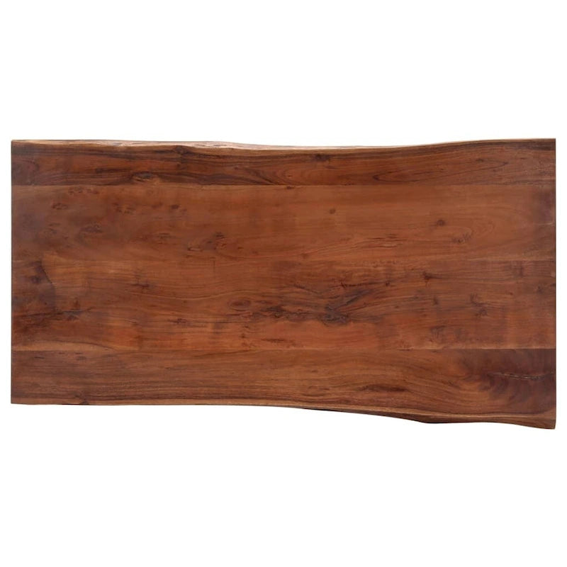 Live Edge Solid Acacia Wood Coffee Table 45x24x16 in.