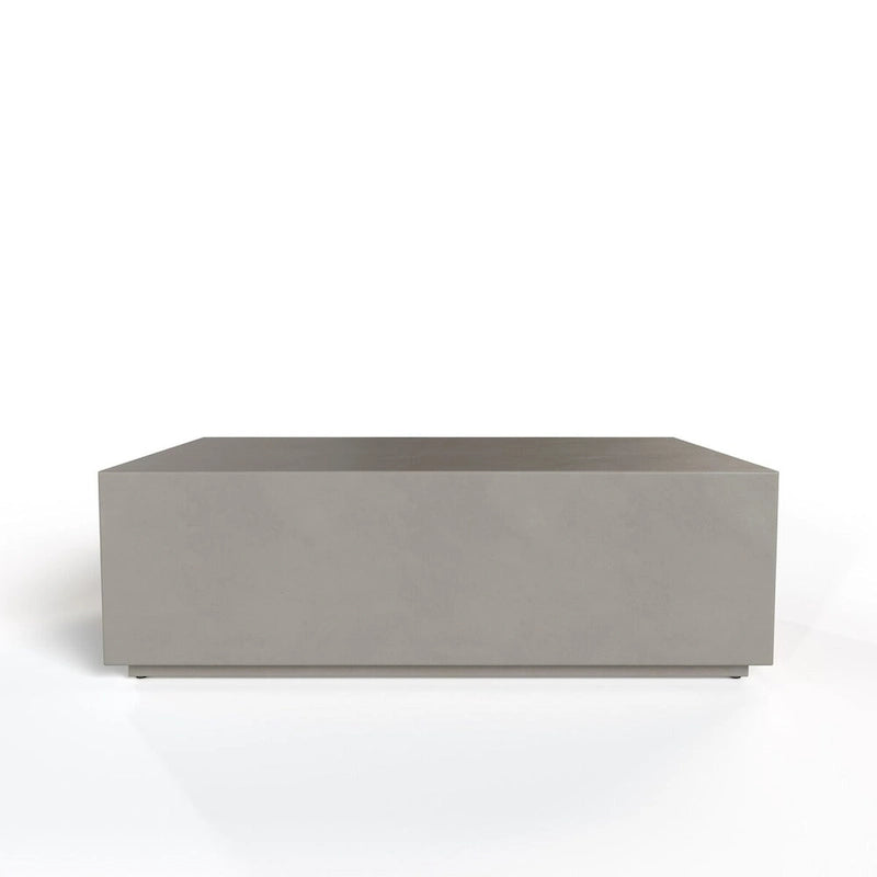 Modern Grey Concrete Rectangular Coffee Table